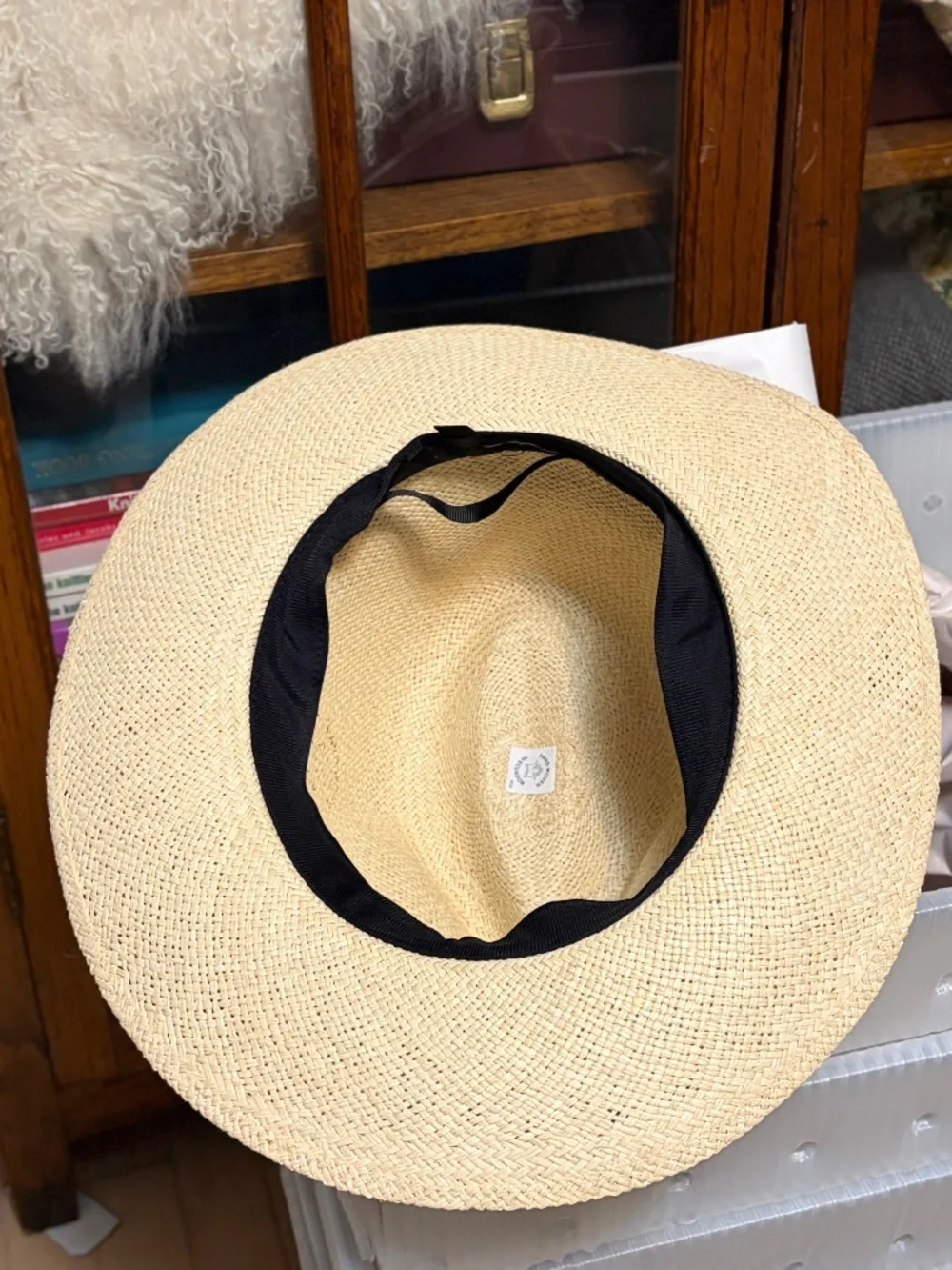 NWOT Cuyana Panama Ecuador Straw Hat size 59 - Large, XL Never Used ?Packable?